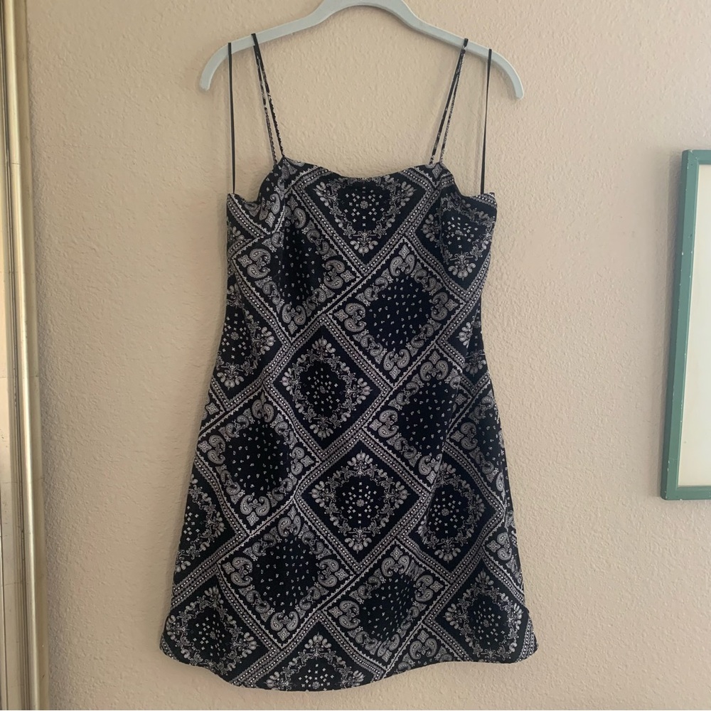 Francesca’s Bandana Mini Slip Dress